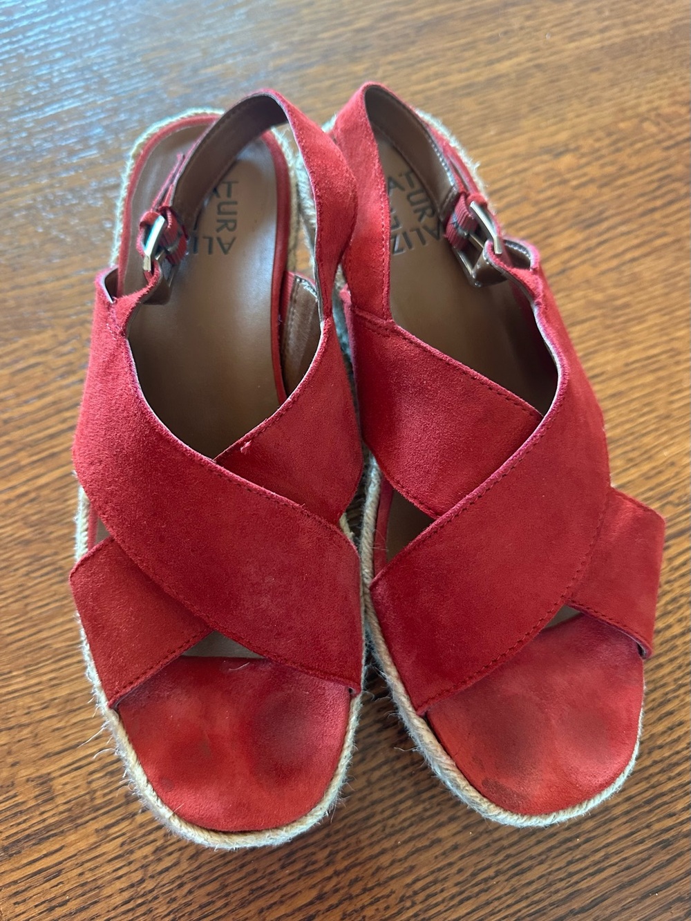 Naturalizer Women's Oak Espadrille Wedge
Sandal- Color Hot Sauce (Red) Size 9 M